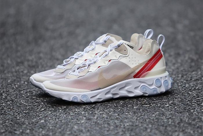 React element cheap bianche pelle