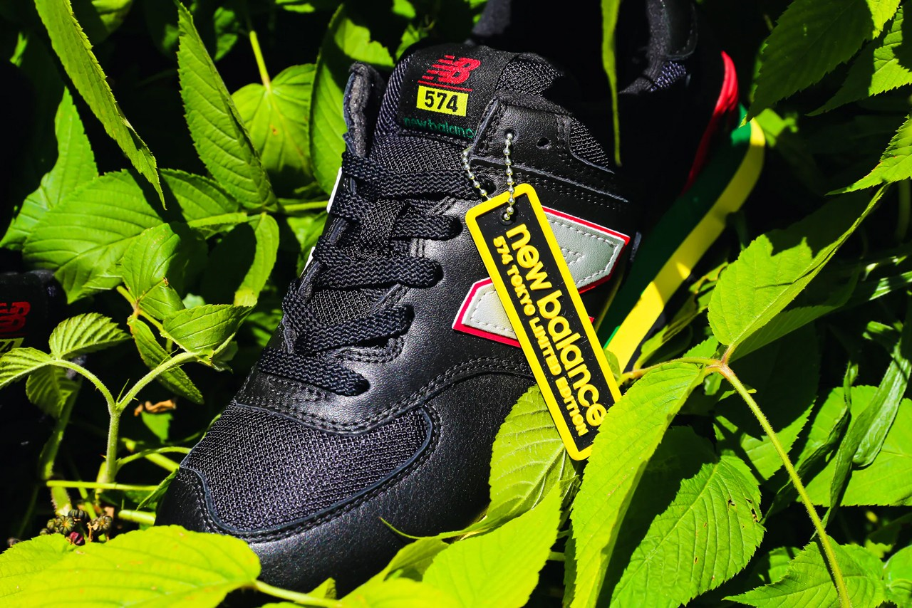 New Balance ML574OA2 BLACK/RASTA ニューバランス