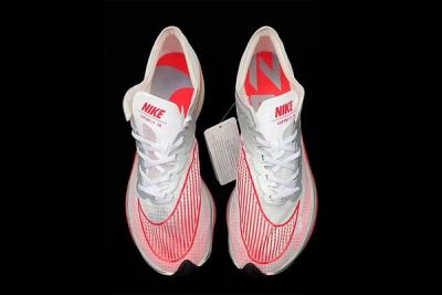 Nike Vaporfly 5 Percent White Red First Look Top Down