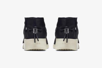 Nike Air Fear Of God Moc Black Fossil At8086 002 Release Date Heel