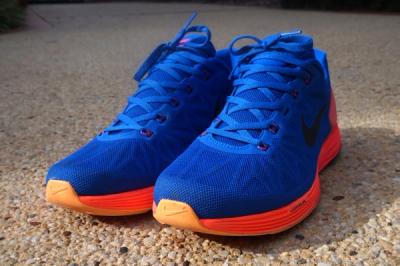Nike Lunarglide 6 Blue Orange Yellow 3