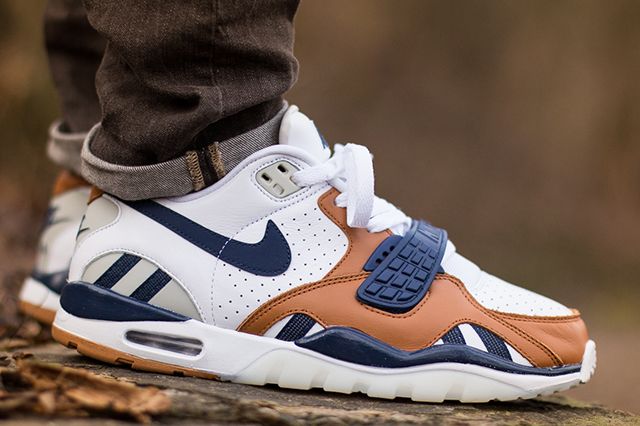 embrace Antipoison Controversial Nike Air Trainer Sc Ii Low Premium (Navy/Ginger) - Sneaker Freaker