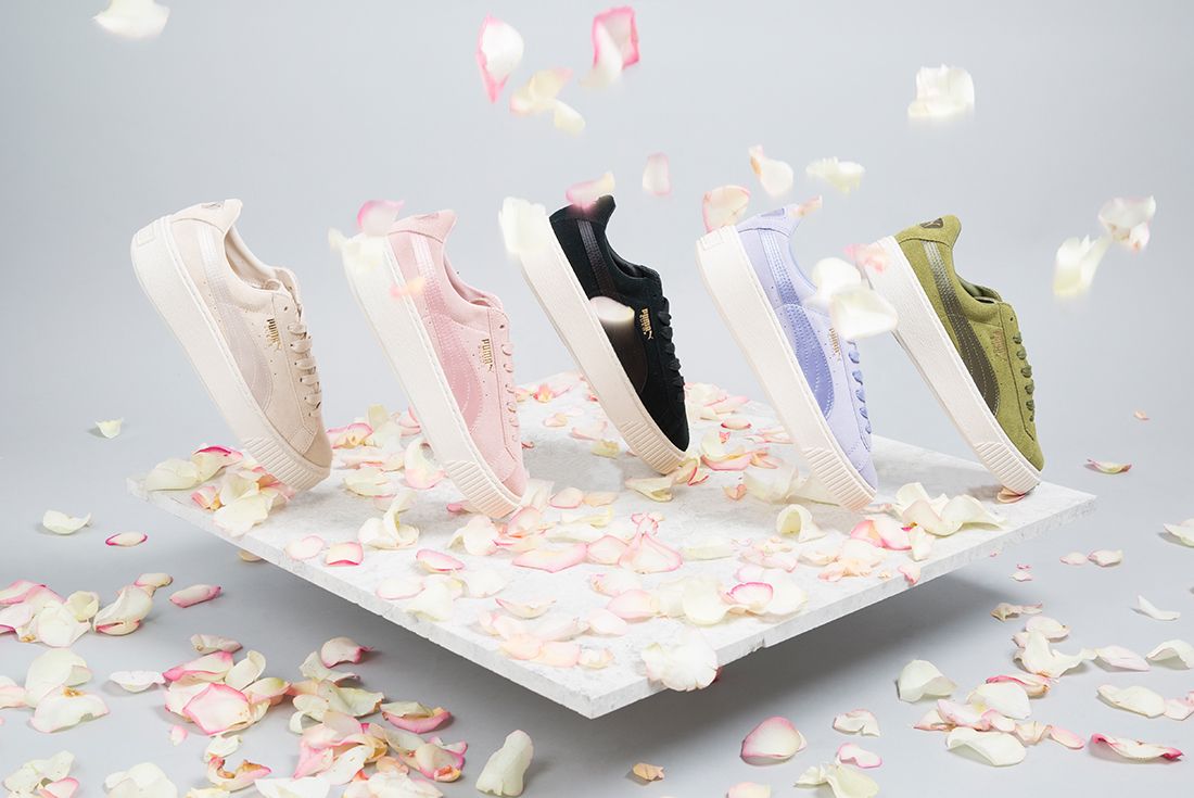 Puma Suede Platform Womens Satin Pack13