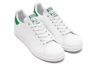 Adidas Stan Smith Woven White Green 1