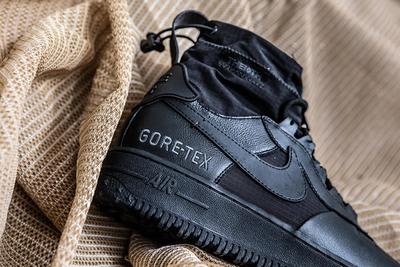 Nike Air Force 1 High Gore Tex Black Heel Detail