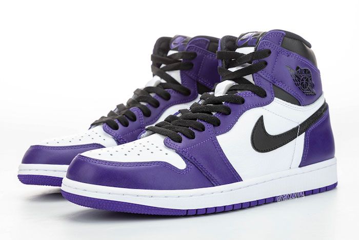 Air Jordan 1 Court Purple Left