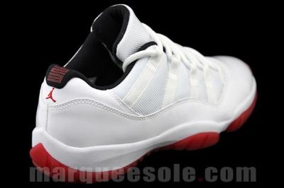 Air Jordan 11 Low Red White 3 1