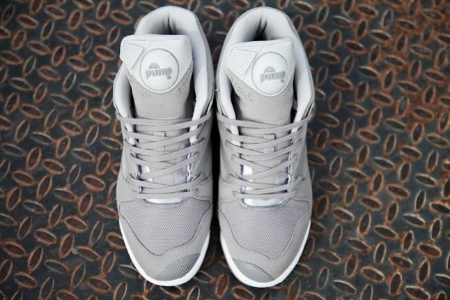 Reebok Court Victory Pump Grey Top 1