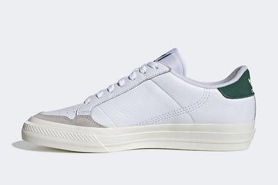 Adidas Continental Vulc White Green Left