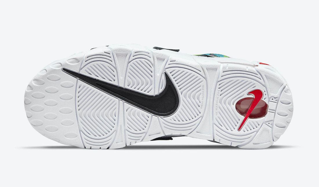 ★NIKE★人気★AIR MORE UPTEMPO \"PEACE, LOVE, SWOOSH\"★追跡可 Nike Air More Uptempo Peace Love Swoosh DM8155-100 GS 5y