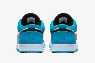 Air Jordan 1 Low Laser Blue Heel