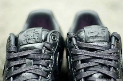 Nike Air Force One 1 Supreme Black Camo Heels Tongues 1