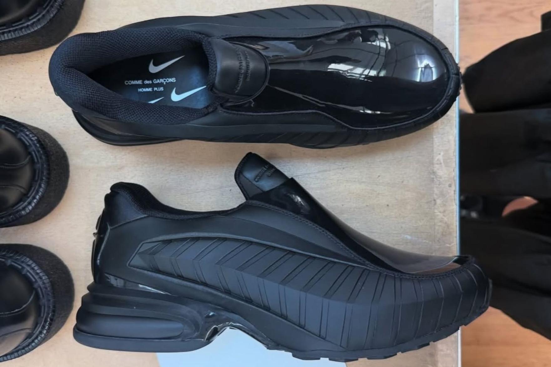 Black Comme Des Garcons Nike Air Max Dolce sneakers