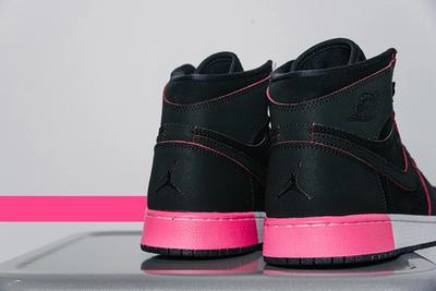 Air Jordan 1 High Gg Black Hyper Pink2