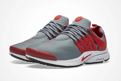 Nike Air Presto Cool Grey Gym Red Feature
