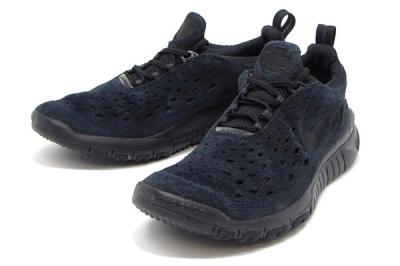 Nike Free Trail Black Suede Front 1