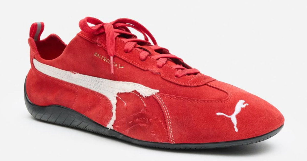 BALENCIAGA PUMA スピードキャット 赤 PUMA SPEEDCAT OG PUMA RED-PUMA WHITE（プーマ スピードキャット OG