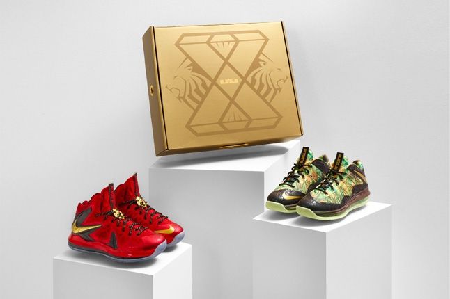 Nike Lebron X Backtoback Pack Tropical Group Shot 1