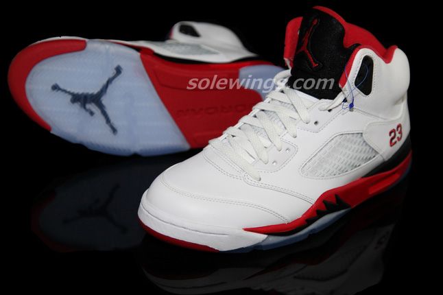 jordan 5 fire red 2022 black tongue