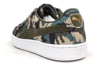 puma basket brights yoyo classic camo