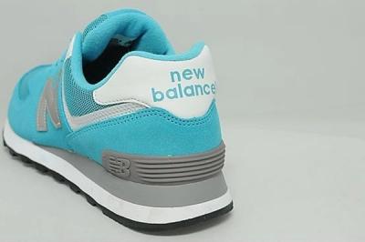 New Balance 574 Turquoise Silver White 7