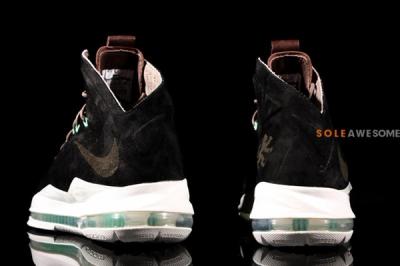 Nike Lebron X 10 Ext Black Suede Qs Heels 1