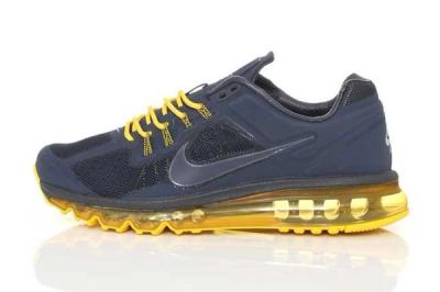 Nike Air Max 2013 Amthracite Yellow Side Profile 1