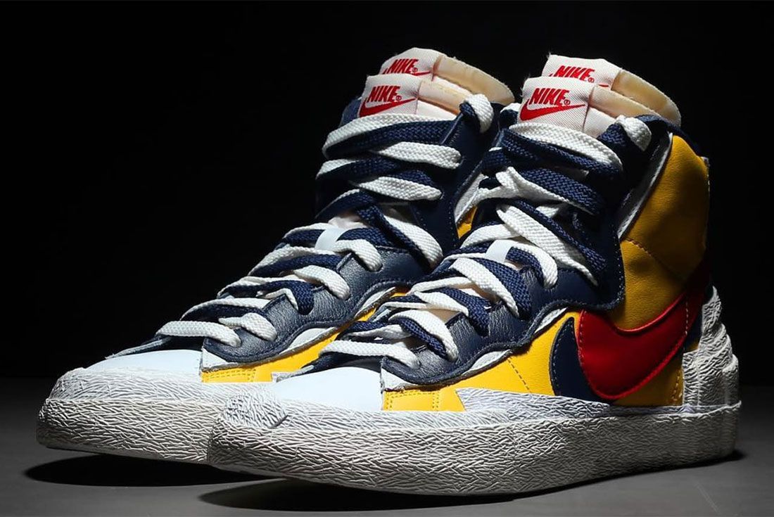 Sacai Nike Dunk Blazer Hybrid Toe Hanzuying
