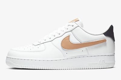 Nike Air Force 1 Removable Swoosh Pack White Left 2