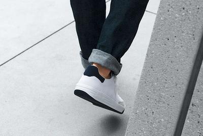 Adidas Rod Laver Primeknit Pk White On Feet 1