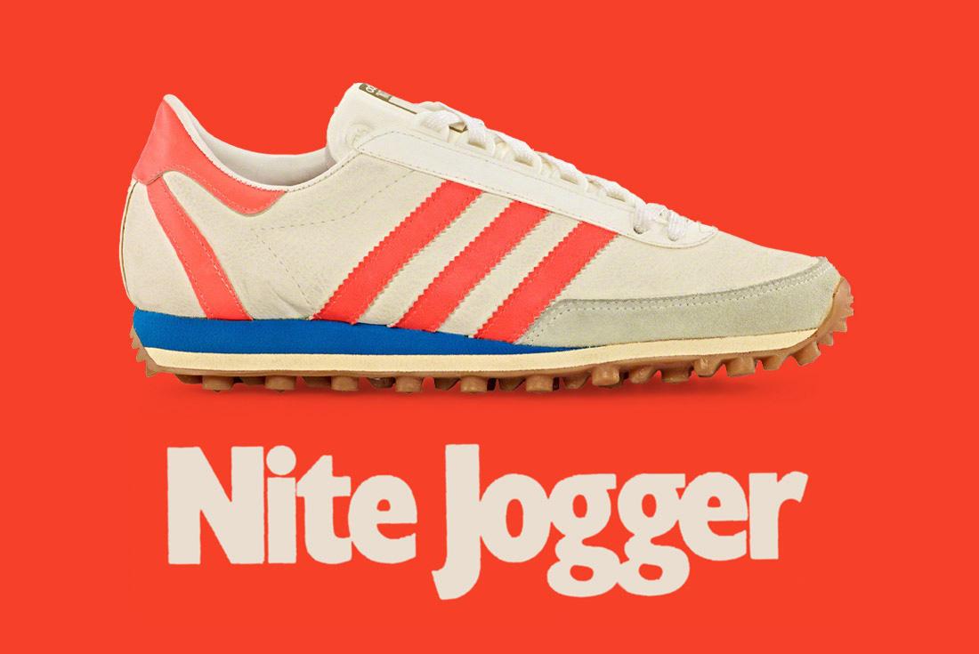 1976 Adidas Nite Jogger On Orange