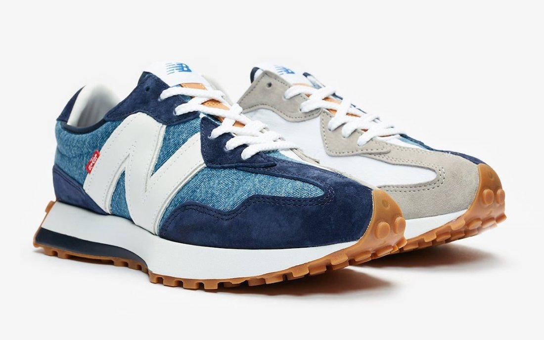 Leaked! The New Levi's x New Balance 327 Colab - Sneaker Freaker