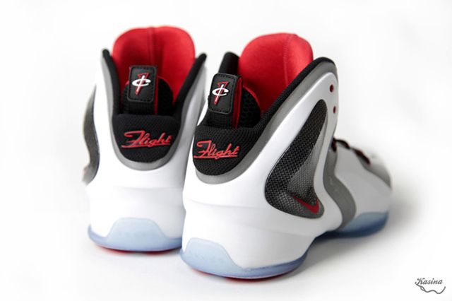 Lil Penny Posite Reflective Slvr Red Heel