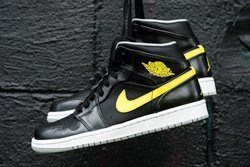 Air Jordan 1 Mid Vibrant Yellow 1