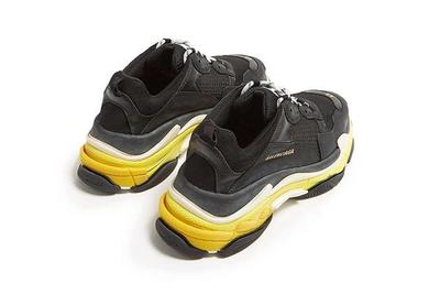 Triple S Black And Yellow 2