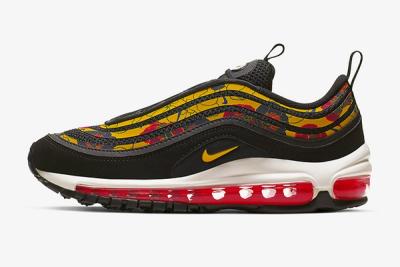 Nike Air Max 97 Floral Black Bv0129 001 Release Date Lateral