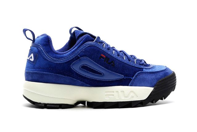 light blue fila disruptor