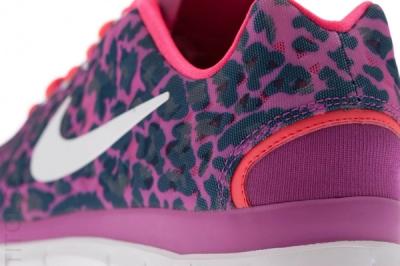 Nike Free Tr Fit3 Animal Pink Heel Detail 1