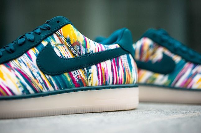 Liberty London Nike Air Force One Downtown Midnight Turquoise 5