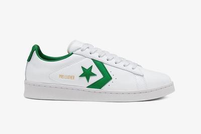 Converse Pro Leather Ox Green Lateral