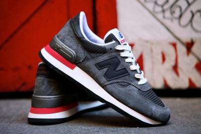 New Balance 990 Made In Usa Charcoal Grey 1