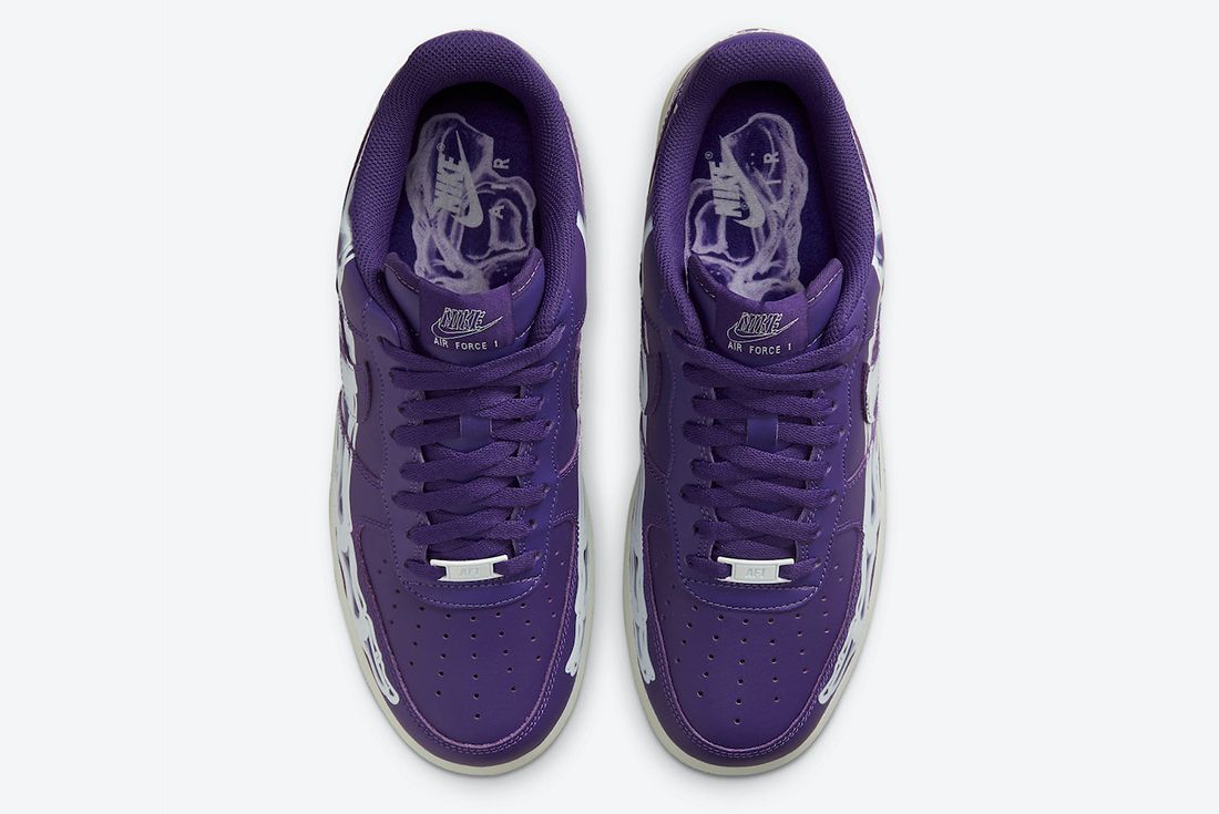 Nike Air Force 1 Purple Skeleton