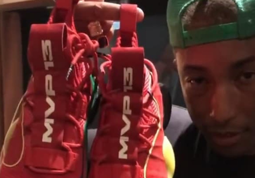 Pharrell Celebrates Harden S Mvp Win With A Crazy Byw X Sneaker Freaker