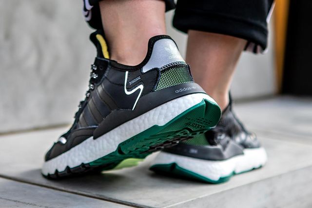 adidas nite jogger on feet