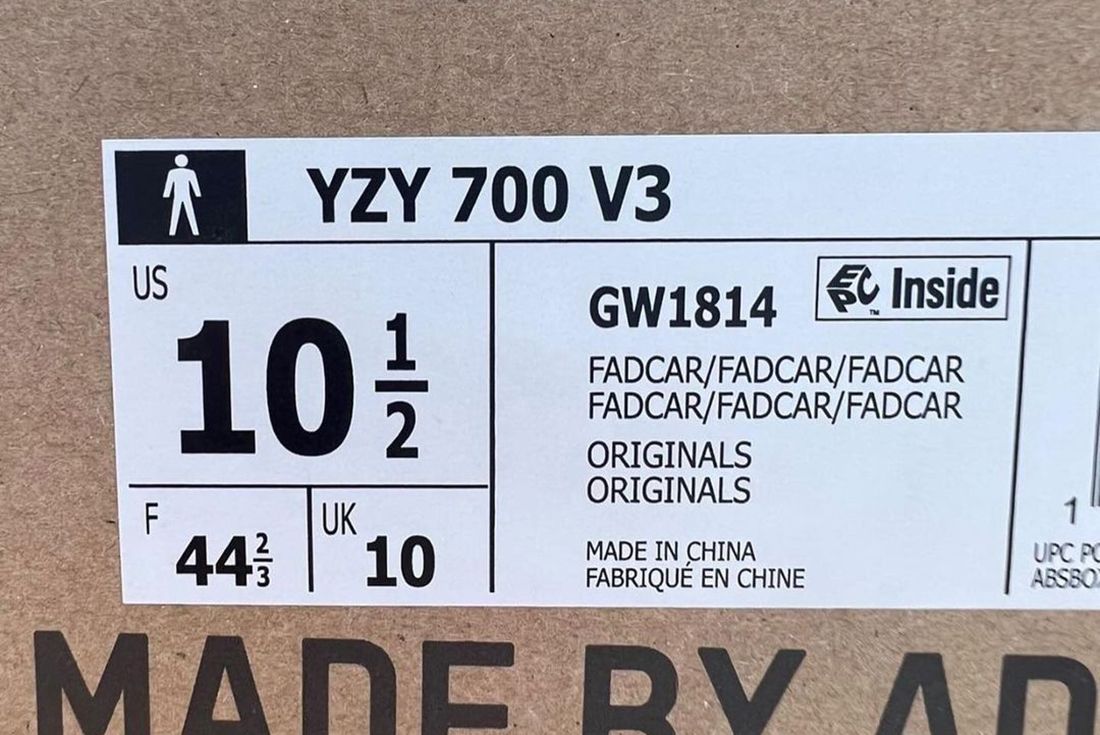 Release Date: adidas Yeezy 700 V3 'Fade Carbon' - Sneaker Freaker