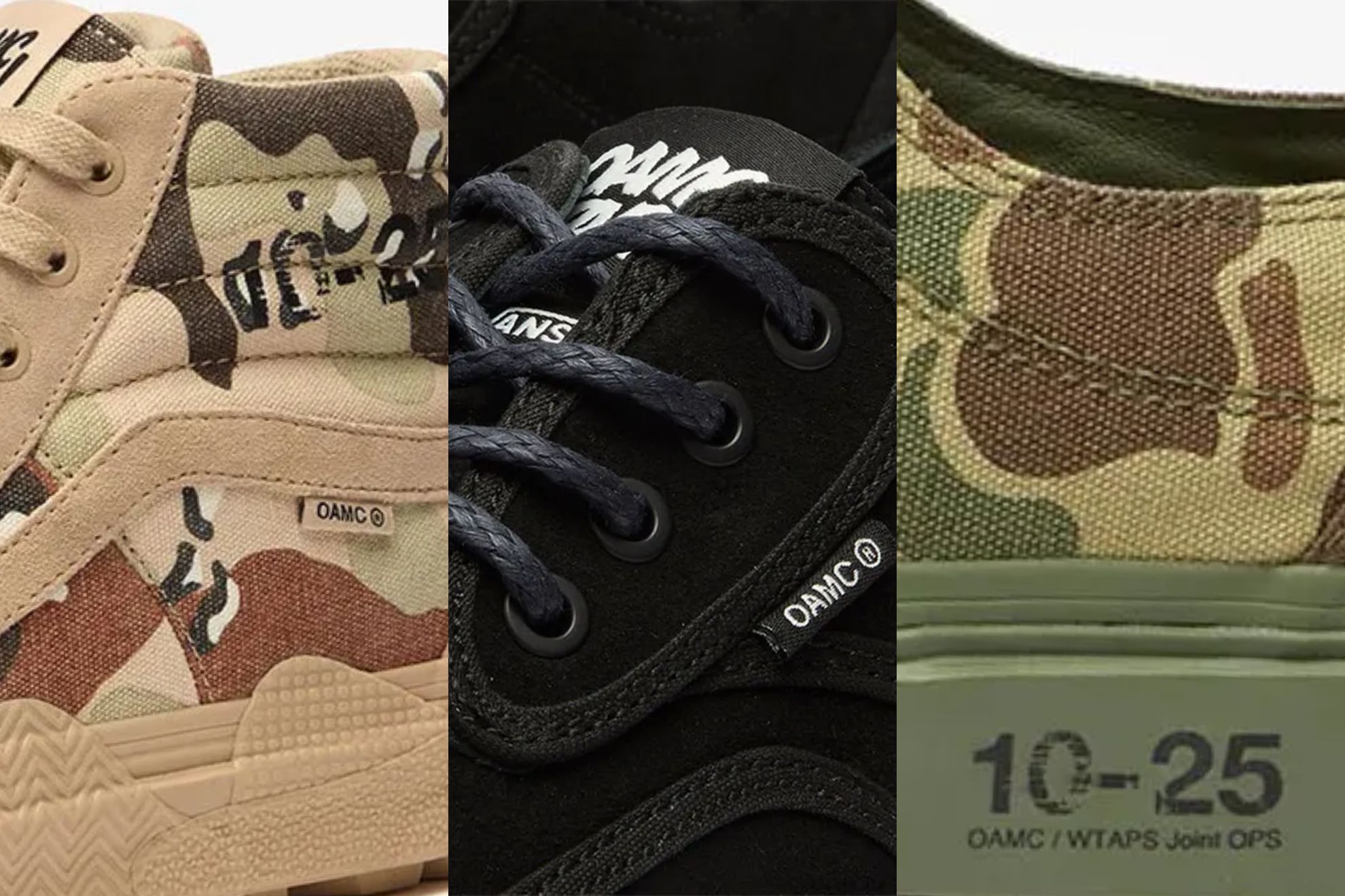 Three for Three: WTAPS x OAMC x OTW by Vans Sling a Lugged-Up Trio