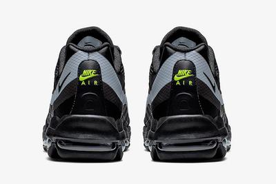 Nike Air Max 95 Ultra Black Grey Volt Heel