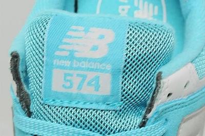 New Balance 574 Turquoise Silver White 6