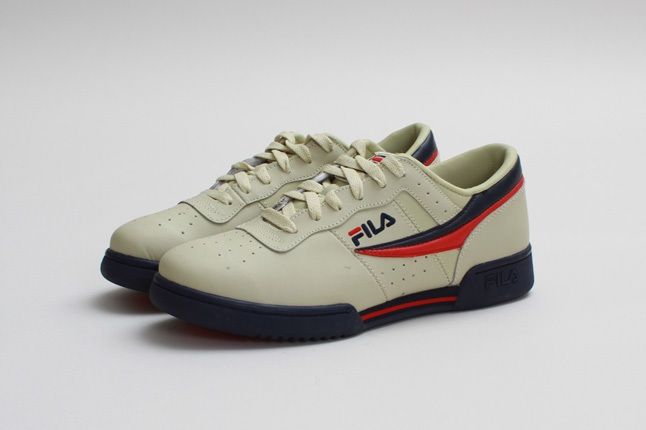 fila cream sneakers