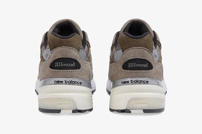 JJJJound New Balance 992 Grey Heel